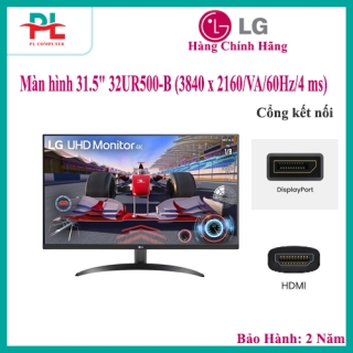 Màn hình máy tính LCD LG 31.5" 32UR500-B (3840 x 2160/VA/60Hz/4 ms/FreeSync) - Hàng Chính Hãng