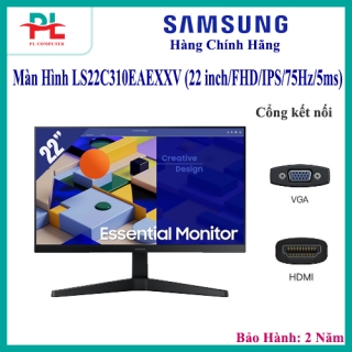 Màn Hình máy tính Samsung LS22C310EAEXXV (22 inch/FHD/IPS/75Hz/5ms/FreeSync) - Hàng Chính Hãng