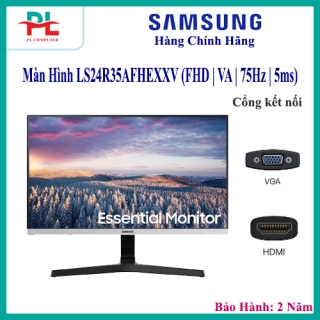 Màn Hình Samsung LS24R35AFHEXXV (23.8 inch | FHD | VA | 75Hz | 5ms | 250nits | HDMI+VGA | Phẳng) - Hàng Chính Hãng