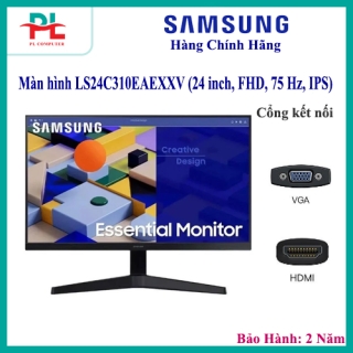 Màn hình máy tính Samsung LS24C310EAEXXV (24 inch, FHD, 75 Hz, IPS) - Hàng Chính Hãng