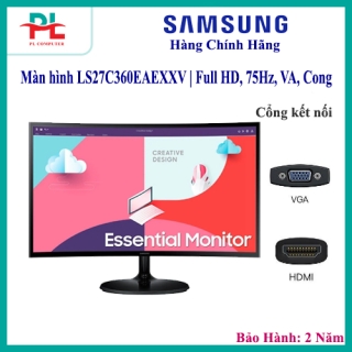 Màn hình máy tính Samsung LS27C360EAEXXV | 27 inch, Full HD, 75Hz, VA, Cong - Hàng Chính Hãng