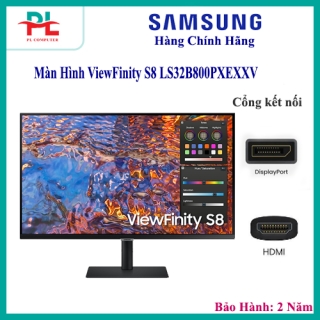 Màn hình LCD 27 inch Samsung ViewFinity S8 LS27B800PXEXXV 4K IPS 60Hz 5Ms - Hàng Chính Hãng