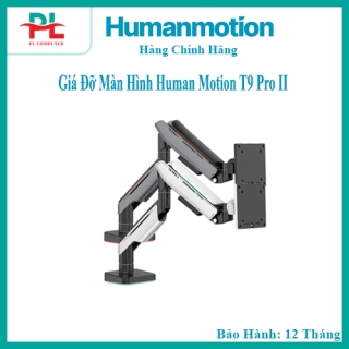 Giá đỡ màn hình Human Motion T9 Pro II (Trắng/Xám) - Hàng Chính Hãng
