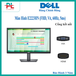 Màn Hình Dell E2223HN (21.45 inch, FHD, VA, 60Hz, 5ms, 250nits, HDMI+VGA, Phẳng) - Hàng Chính Hãng
