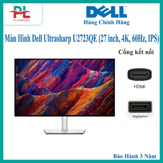 Màn Hình Dell Ultrasharp U2723QE (27 inch, 4K, 60Hz, IPS) - Hàng Chính Hãng