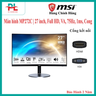 Màn hình Gaming MSI Pro MP272C | 27 inch, Full HD, VA, 75Hz, 1ms, Cong - Hàng Chính Hãng