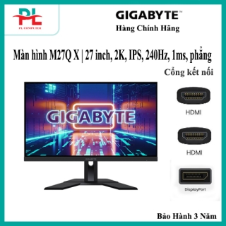Màn hình Gaming Gigabyte M27Q X | 27 inch, 2K, IPS, 240Hz, 1ms, phẳng - Hàng Chính Hãng