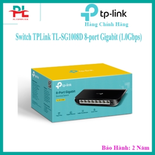 Switch TP-Link TL-SG1008D 8-port Gigabit (1.0Gbps) - HÀNG CHÍNH HÃNG