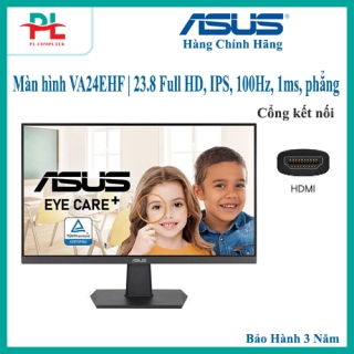 Màn hình Gaming Asus VA24EHF | 23.8 inch, Full HD, IPS, 100Hz, 1ms, phẳng - Hàng Chính Hãng