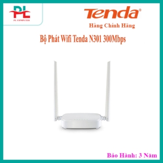 Bộ Phát Wifi Tenda N301 300Mbps 2 Anten - HÀNG CHÍNH HÃNG