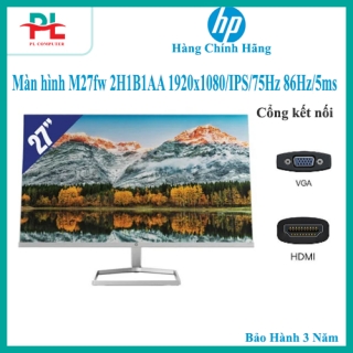 Màn hình máy tính LCD HP M27fw 2H1B1AA 27"FHD 1920x1080/IPS/75Hz 86Hz/5ms (Bạc) - Hàng Chính Hãng