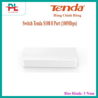 Switch Tenda S108 8 Port (100Mbps) - HÀNG CHÍNH HÃNG