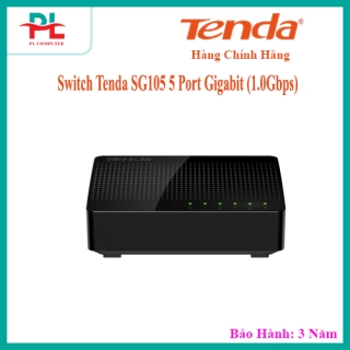 Switch Tenda SG105 5 Port Gigabit (1.0Gbps) - HÀNG CHÍNH HÃNG