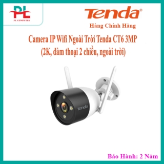 Camera IP Wifi Ngoài Trời Tenda CT6 3MP (2K, đàm thoại 2 chiều, ngoài trời) - HÀNG CHÍNH HÃNG