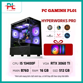 PC Gaming PL01 HYPERWORKS PRO | RTX 3060TI, Intel