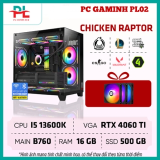 PC Gaming PL02 CHICKEN RAPTOR | RTX 4060TI, Intel