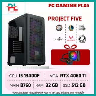 PC Gaming PL05 Project Five 16.16.32 | RTX 4060Ti, Intel