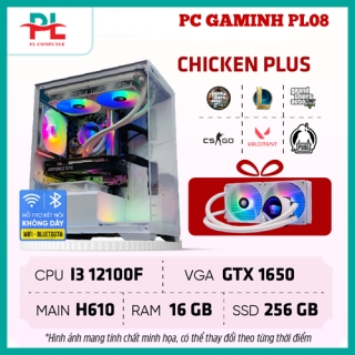 PC Gaming PL08 CHICKEN PLUS White | GTX 1650, Intel