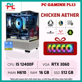PC Gaming PL13 CHICKEN AETHER | I5 12400F, RTX 3060
