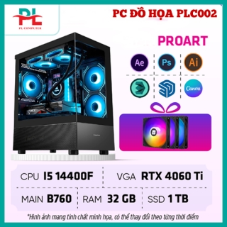 PC Gaming PLC 002 PROART | I5 14400F, RTX 4060 TI, Intel