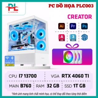 PC Đồ Họa PLC 003 | I7 13700, RTX 4060Ti, Intel
