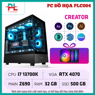 PC Đồ Họa PCL 004 | I7 13700K, RTX 4070, Intel