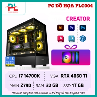 PC Đồ Họa PLC 005 | I7 14700K, RTX 4060Ti, Intel