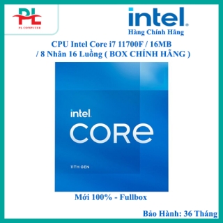 CPU Intel Core i7 11700F / 16MB / 4.9GHZ / 8 nhân 16 luồng / LGA 1200 ( BOX CHÍNH HÃNG )