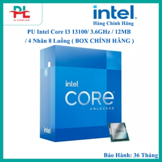CPU Intel Core I3 13100/ 3.6GHz / 12MB / 4 Nhân 8 Luồng ( BOX CHÍNH HÃNG )