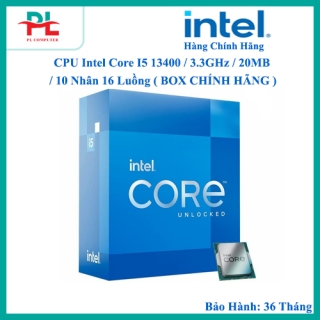 CPU Intel Core I5 13400 / 3.3GHz / 20MB / 10 Nhân 16 Luồng ( BOX CHÍNH HÃNG )