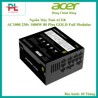 Nguồn ACER AC1000 230v 1000W 80 Gold Full Modular - Hàng Chính Hãng