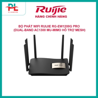 Phát WiFi Ruijie RG-EW1200G Pro Dual-band AC1300 Mu-Mimo hỗ trợ Mesh - Hàng Chính Hãng