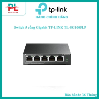 Switch 5 cổng Gigabit TP-LINK TL-SG1005LP - Hàng Chính Hãng