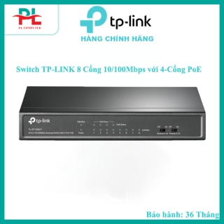 Switch TP-LINK TL-SF1008LP 8 Cổng 10/100Mbps với 4-Cổng PoE - Hàng Chính Hãng