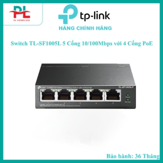 Switch TP-LINK TL-SF1005LP 5 Cổng 10/100Mbps với 4 Cổng PoE - Hàng Chính Hãng