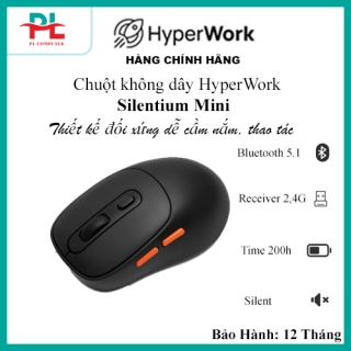 Chuột không dây HyperWork Silentium Mini - Hàng Chính Hãng ( Bảo Hành 12 Tháng)