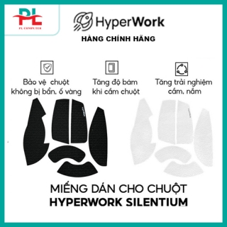 Miếng dán Grip Tape cho chuột HyperWork Silentium MS01 - Hàng Chính Hãng