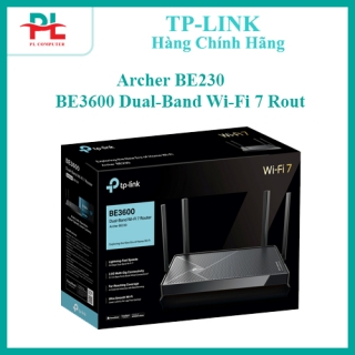 Bộ Phát Wifi TP-Link Archer BE230 (3570 Mbps/ Wifi 7/ 2.4/5 GHz) - Hàng Chính Hãng