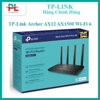 Bộ Định Tuyến TP-Link Archer AX12 AX1500 Wi-Fi 6 Router - Hàng Chính Hãng ( Bảo Hành 24 Tháng)