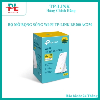 BỘ MỞ RỘNG SÓNG WI-FI TP-LINK RE200 AC750 - Hàng Chính Hãng