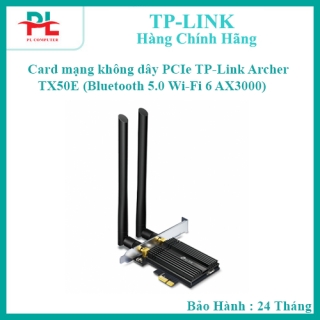 Card mạng không dây PCIe TP-Link Archer TX50E (Bluetooth 5.0 Wi-Fi 6 AX3000) - Hàng Chính Hãng