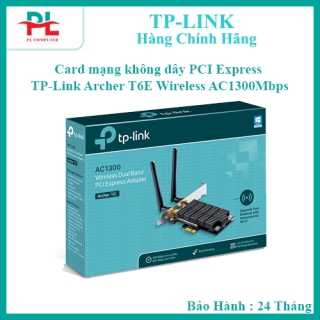 Card mạng không dây PCI Express TP-Link Archer T6E Wireless AC1300Mbps - Hàng Chính Hãng