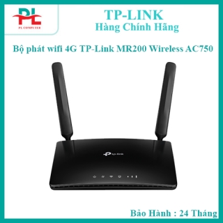 Bộ phát wifi 4G TP-Link MR200 Wireless AC750 - Hàng Chính Hãng