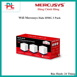 Bộ Phát Wifi Mesh Mercusys Halo H50G 3 Pack - Hàng Chính Hãng