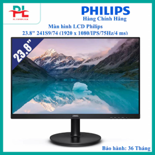 Màn hình LCD PHILIPS 23.8" 241S9/74 (1920 x 1080/IPS/75Hz/4 ms) - Hàng Chính Hãng