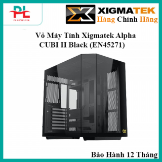 Vỏ Máy Tính Xigmatek Alpha CUBI II Black (EN45271) - Hàng Chính Hãng