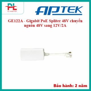 GE122A - Gigabit PoE Spliter 48V chuyển nguồn 48V sang 12V/2A