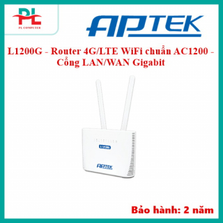 L1200G - Router 4G/LTE WiFi chuẩn AC1200 - Cổng LAN/WAN Gigabit