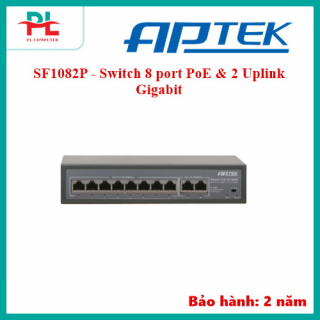 SF1082P - Switch 8 port PoE & 2 Uplink Gigabit