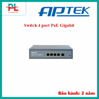 Switch 4 port PoE Gigabit